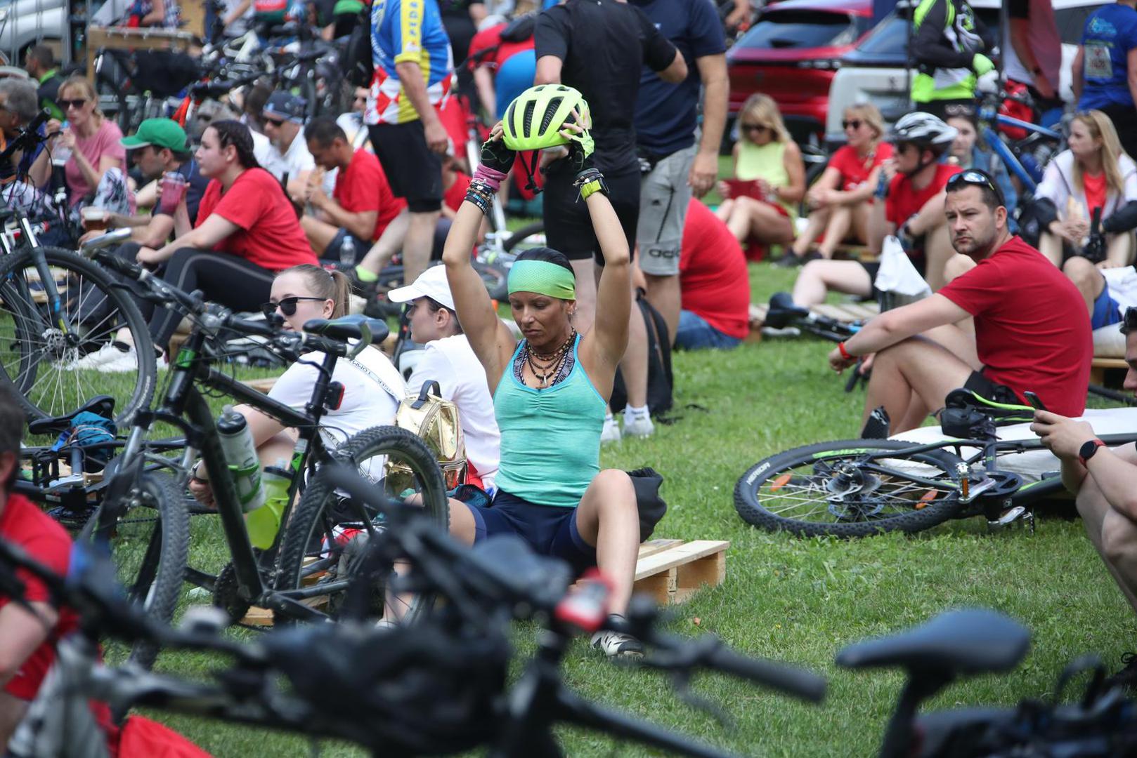 11.06.2022.,Zagreb - Na Trgu dr. Franje Tudjmana startala jubilarna 40. Vecernjakova biciklijada Photo: Sanjin Strukic/PIXSELL