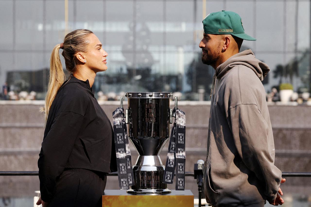 'Battle of the Sexes' - Nick Kyrgios v Aryna Sabalenka - Press Conference