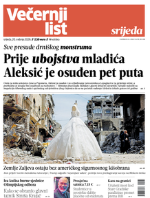 Večernji list naslovnica