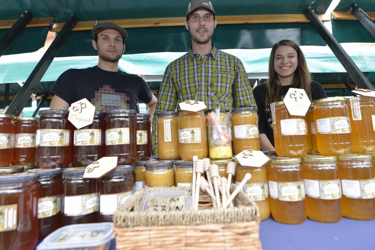 05.11.2014., Zagreb - Na Trgu bana Josipa Jelacica odrzava se manifestacija Dani meda.  Photo: Marko Lukunic/PIXSELL