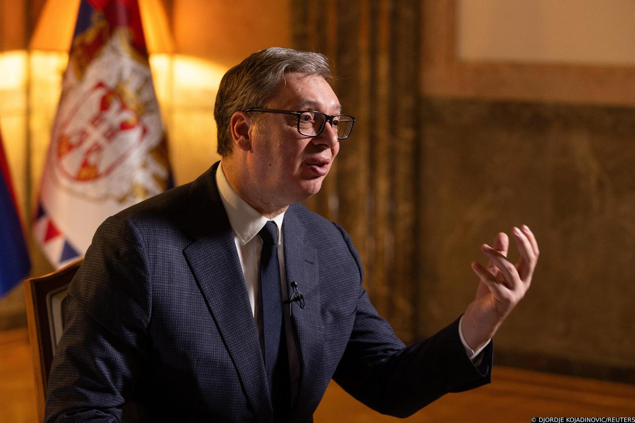 Interview wirth Serbia's President Aleksandar Vucic in Belgrade