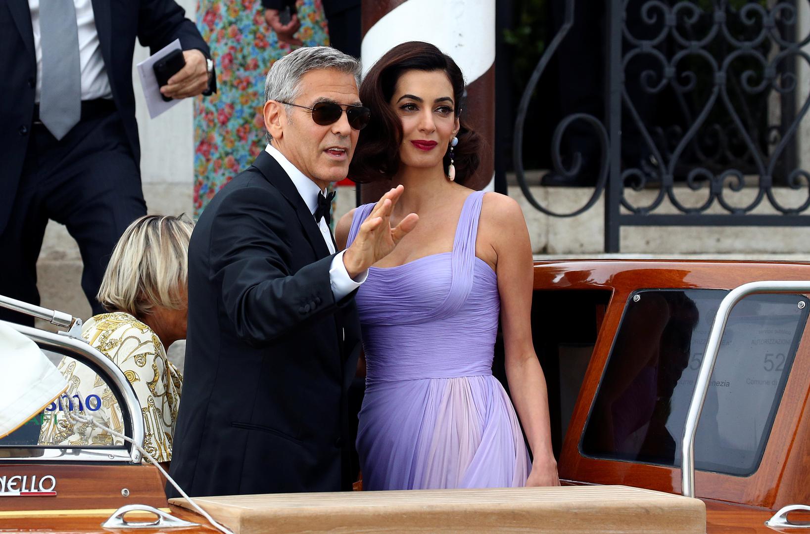 Dašak glamura starog Hollywooda na filmski festival u Veneciji donijeli su Amal i George Clooney.