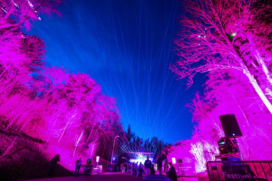 Zagreb: Otvorenje 5. Festivala svjetla na Ljetnoj pozornici Tuškanac