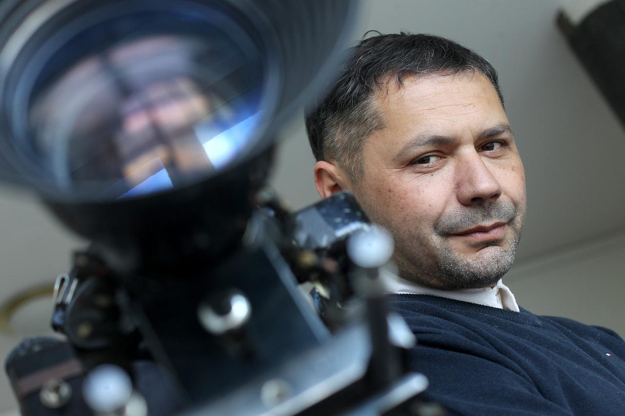 15.04.2014., Zagreb - Vinko Grubisic, vlasnik Jadran filma.   Photo: Boris Scitar/Vecernji list/PIXSELL