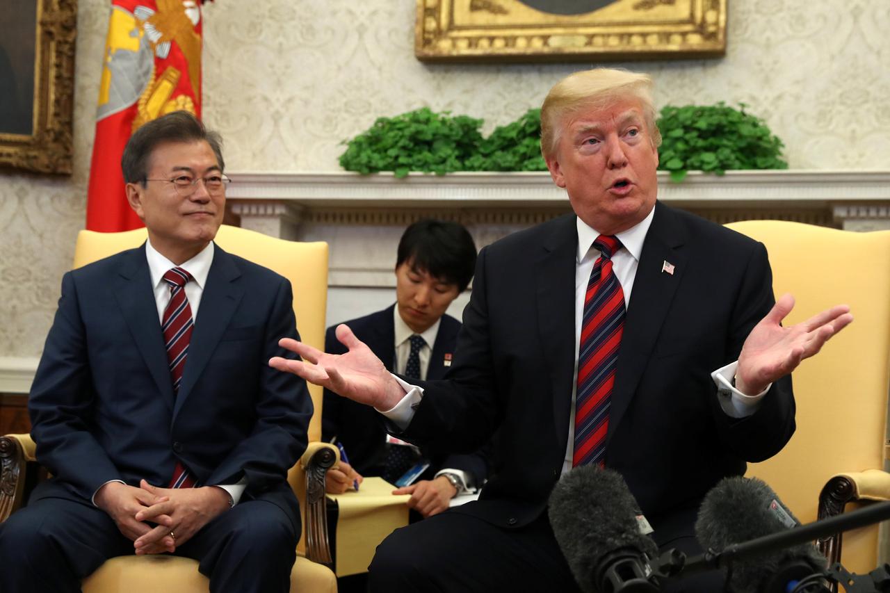 Donald Trump i Moon Jae-In