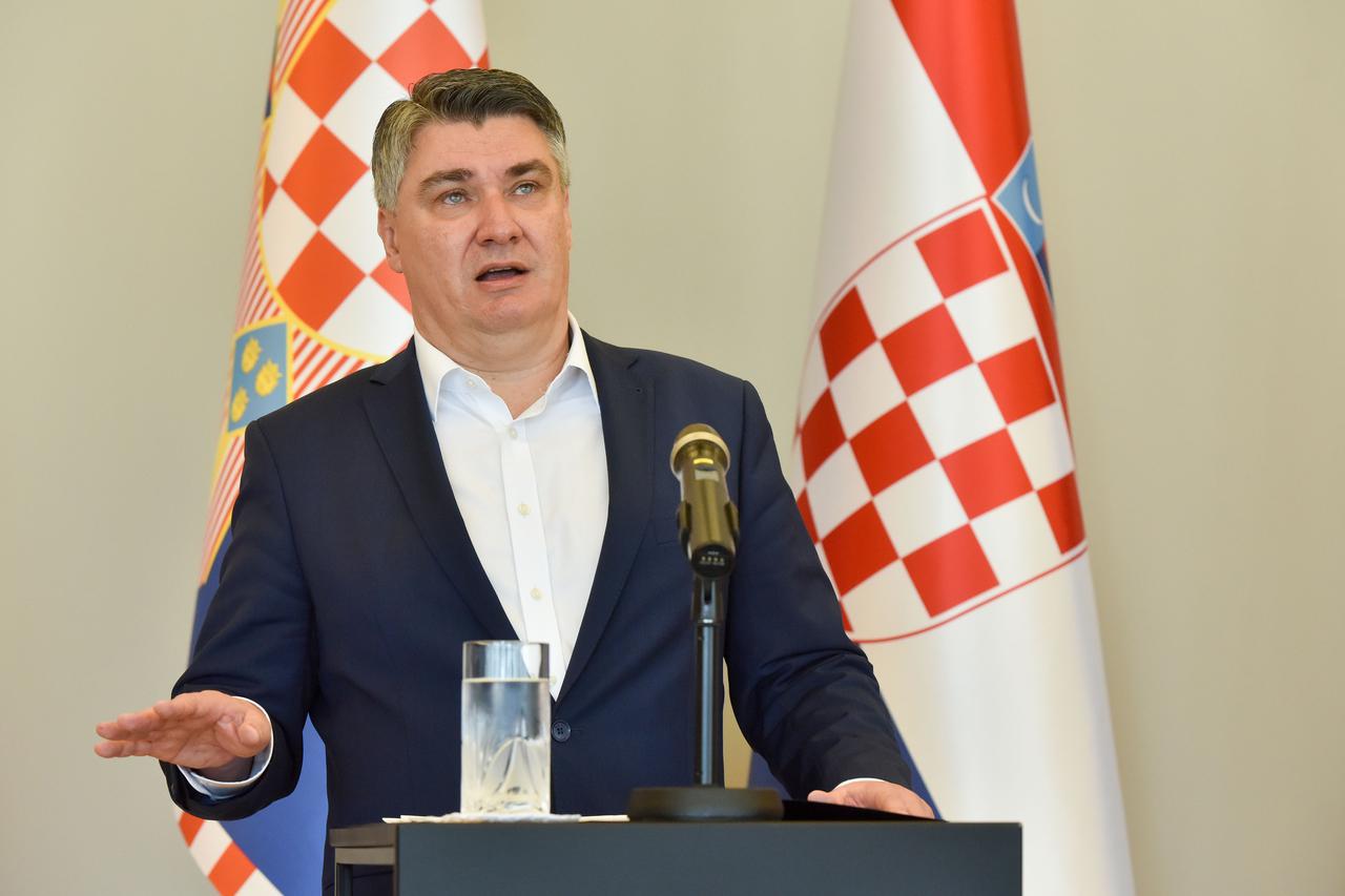 Zagreb: Predsjednik Milanović održao konferenciju za medije