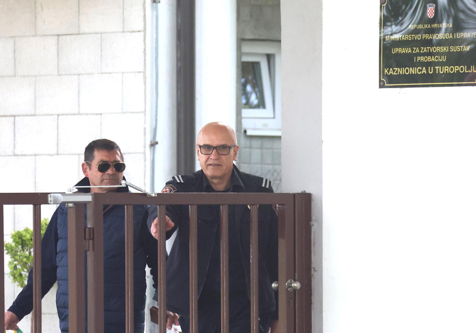 10.04.2024. Velika Gorica - Ivan Bulj, osuđen na 22 godine zatvora zbog ubojstva Anđele Bešlić izašao je na slobodu Photo: Sanjin Strukic/PIXSELL