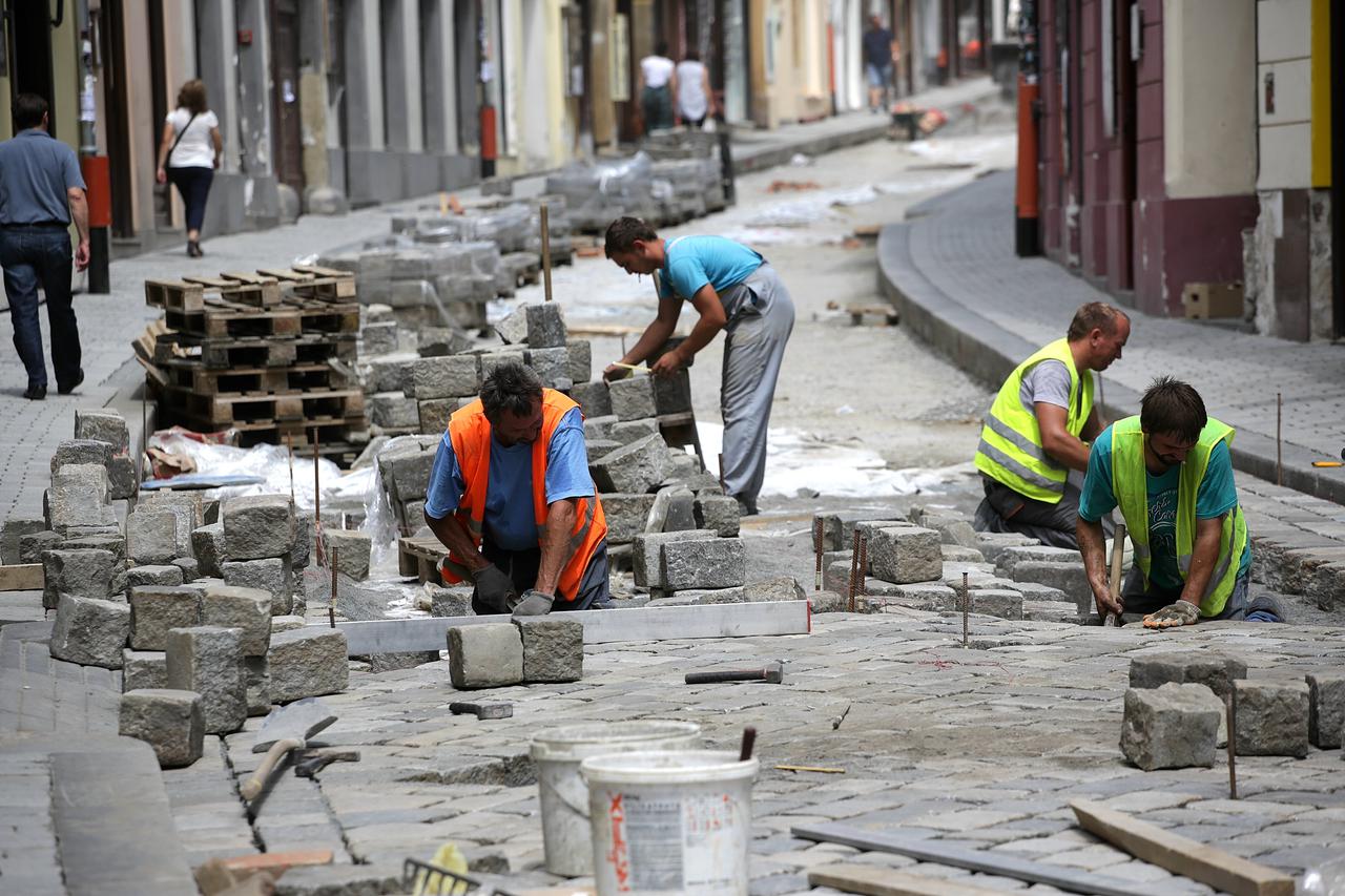 23.06.2016., Zagreb - Radovi u Radicevoj ulici.  Photo: