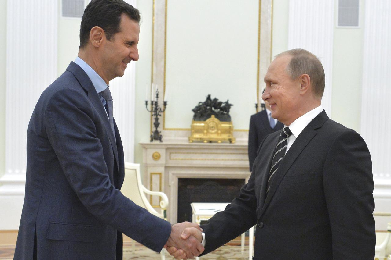 bashar a-assad vladimir putin