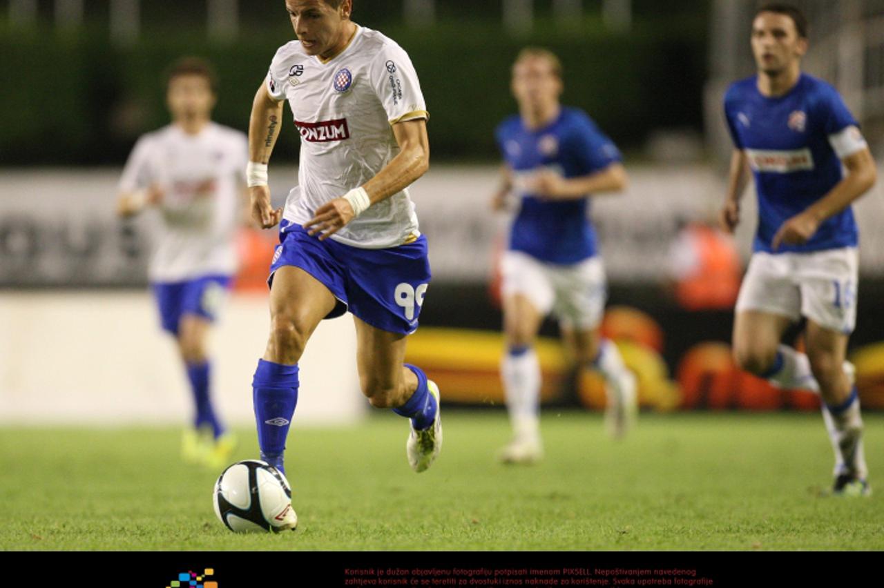 '10.09.2011., Split - Nogometna utakmica 7. kola 1. HNL, NK Hajduk - GNK Dinamo. Anas Sharbini . Photo: Igor Kralj/PIXSELL'