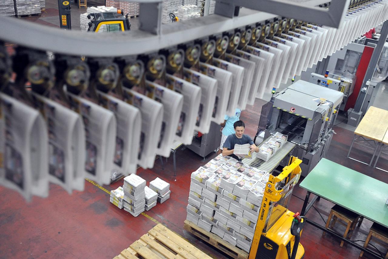 '30.07.2011., Tiskara Zagreb, Radnicka, Zagreb - Tiskara 24 sata i Vecernjeg lista.  Photo: Goran Stanzl/PIXSELL'