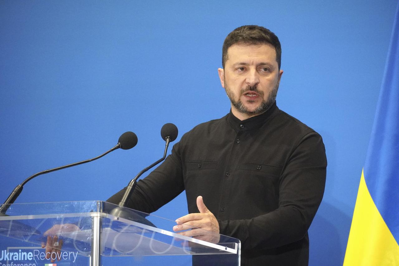 Ukrajinski predsjednik Zelenski u Rimu