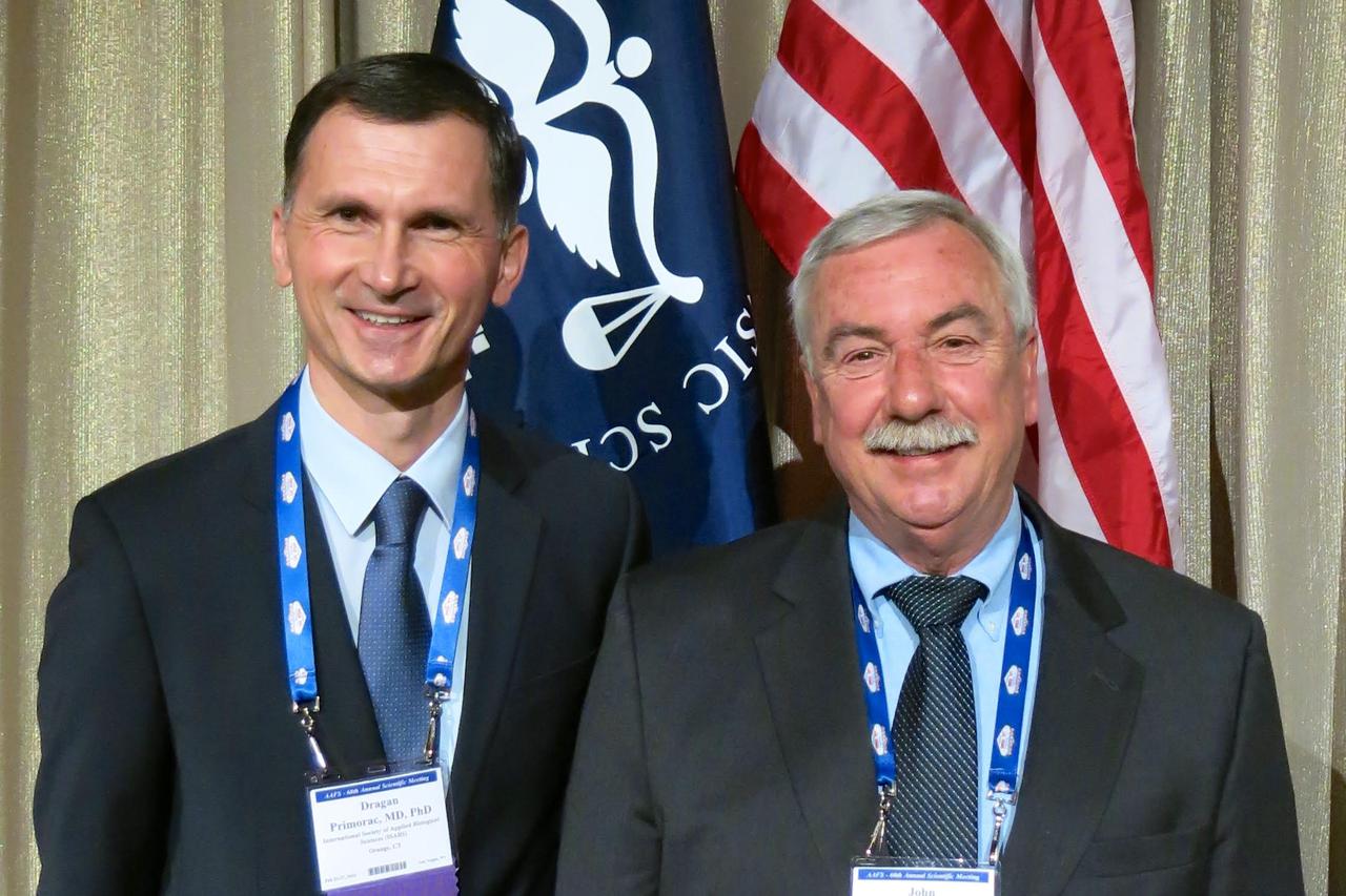 Predsjednik Američke Akademije za forenzičke znanosti John Gerns i prof.dr. Dragan Primorac