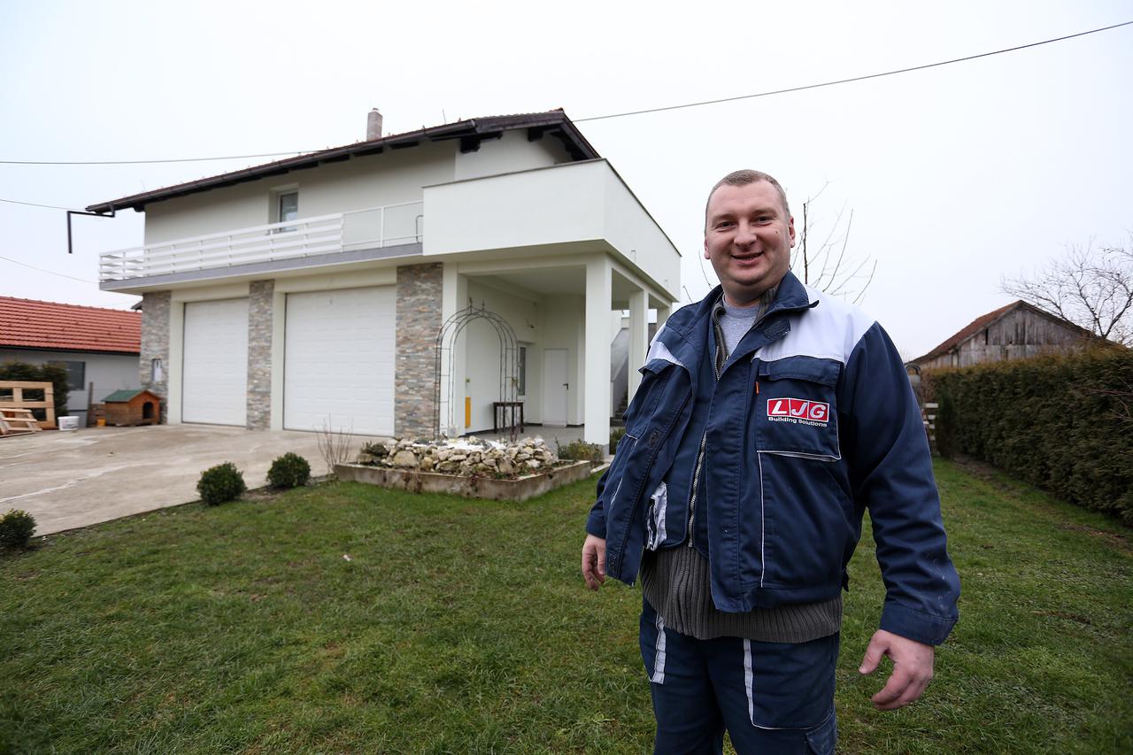 Kupljenovo - Alen Hevesevic energetski je obnovio kucu sredstvima Fonda za zastitu okolisa i energetsku ucinkovitost