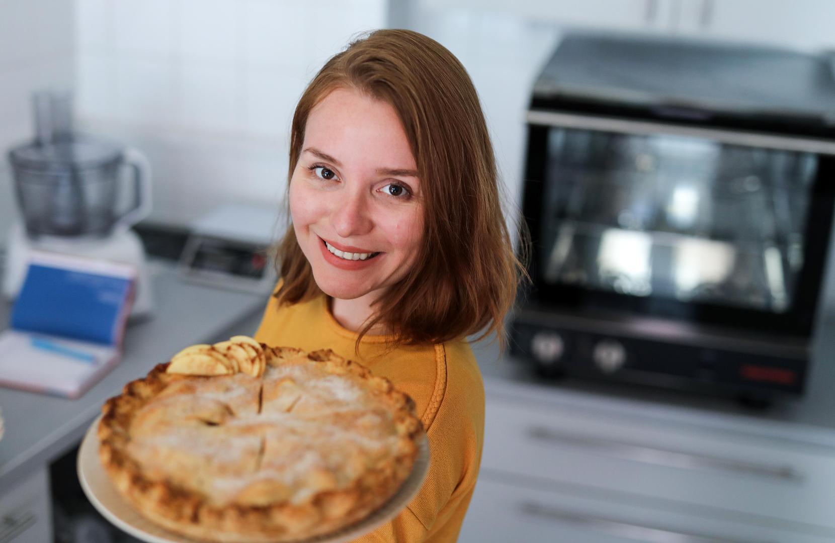 05.10.2021., Zagreb - Elvira Petak otvara piteriju "Friday Pieshop" gdje ce spremati americke slatke i slane pite. Photo: Emica Elvedji/PIXSELL