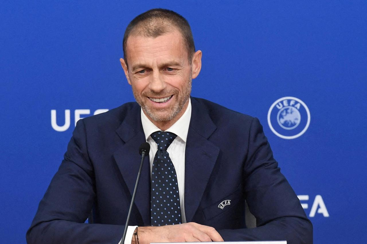 FILE PHOTO: UEFA Executive Committee meeting press conference
