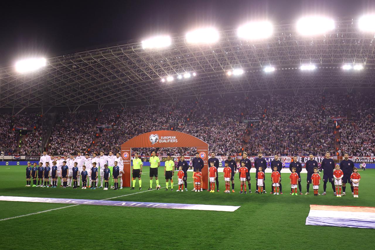 Split:  Utakmica kvalifikacija za EURO 2024, Hrvatska – Wales
