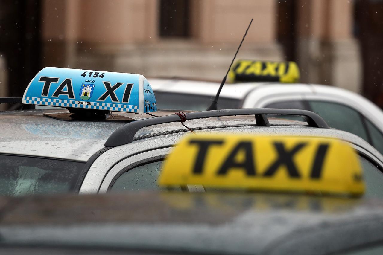 24.01.2013., Zagreb - Zagrebacki taksisti.  Photo: Jurica Galoic/PIXSELL