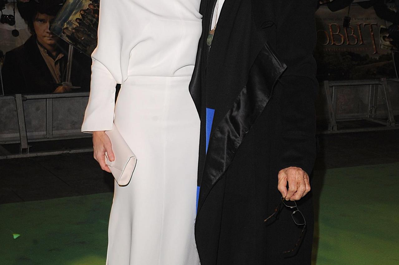 Cate Blanchett abd SIr Ian McKellen arriving for the UK Premiere of The Hobbit: An Unexpected Journey at the Odeon Leicester Square, London.  Photo: Press Association/PIXSELL