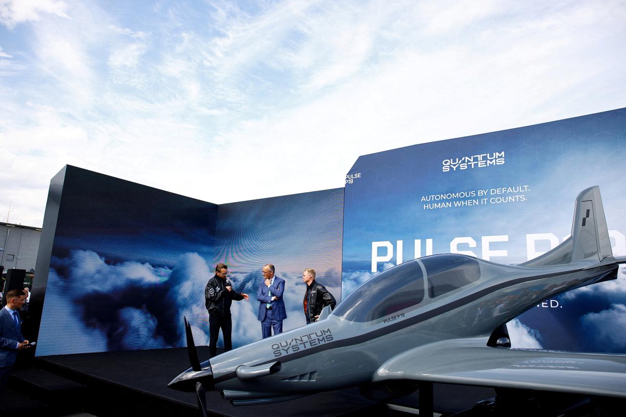 International Aerospace Exhibition ILA at Schoenefeld Airport in Berlin