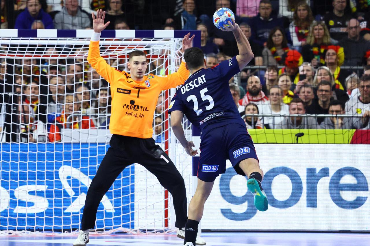 EHF 2024 Men's European Handball Championship - Main Round - France v Croatia