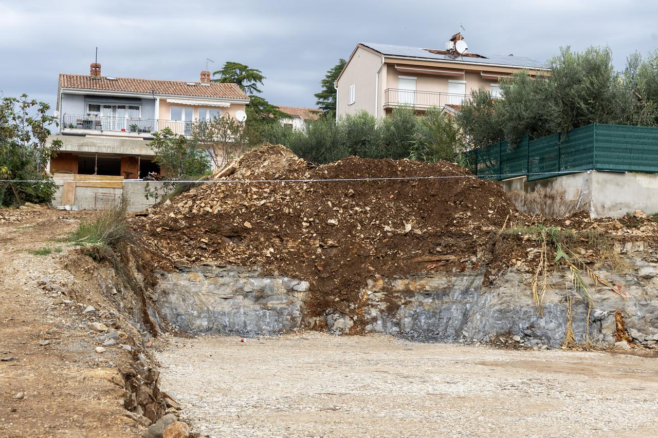 Lokacija u Puli gdje je pronađena zaostala bomba iz drugog svjetskog rata