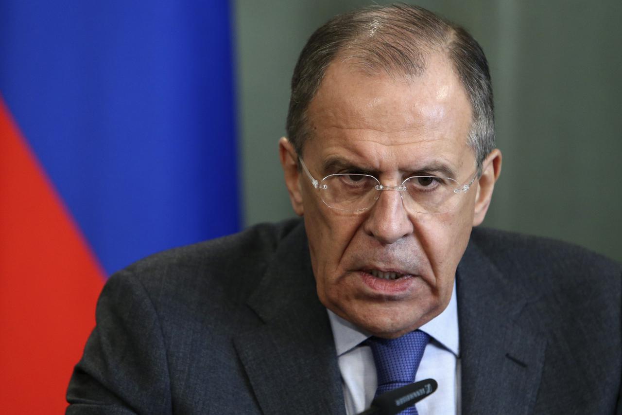 Sergej Lavrov,prosvjed