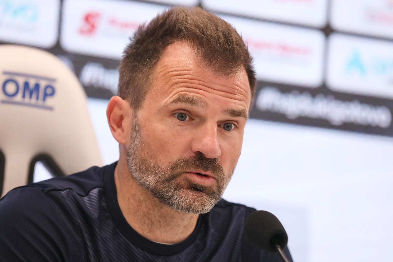 Split: Ivan Leko održao konferenciju za medije uoči derbija protiv Dinama