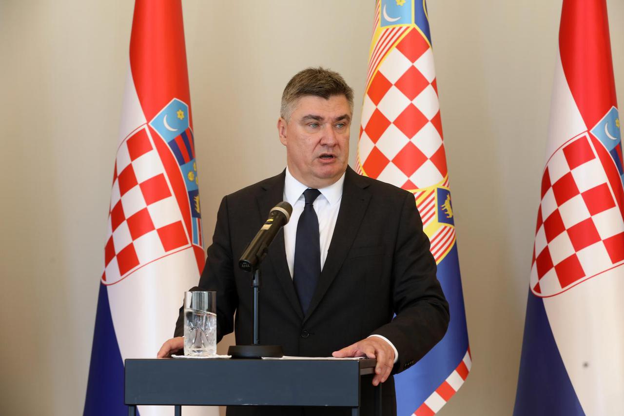 Zagreb: Predsjednik Zoran Milanović održao je izvanrednu konferenciju za novinare 