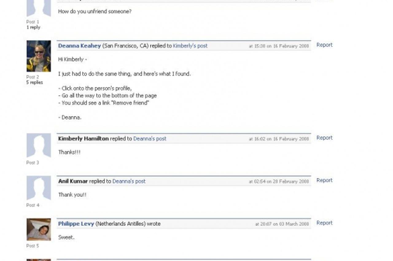 unfriend