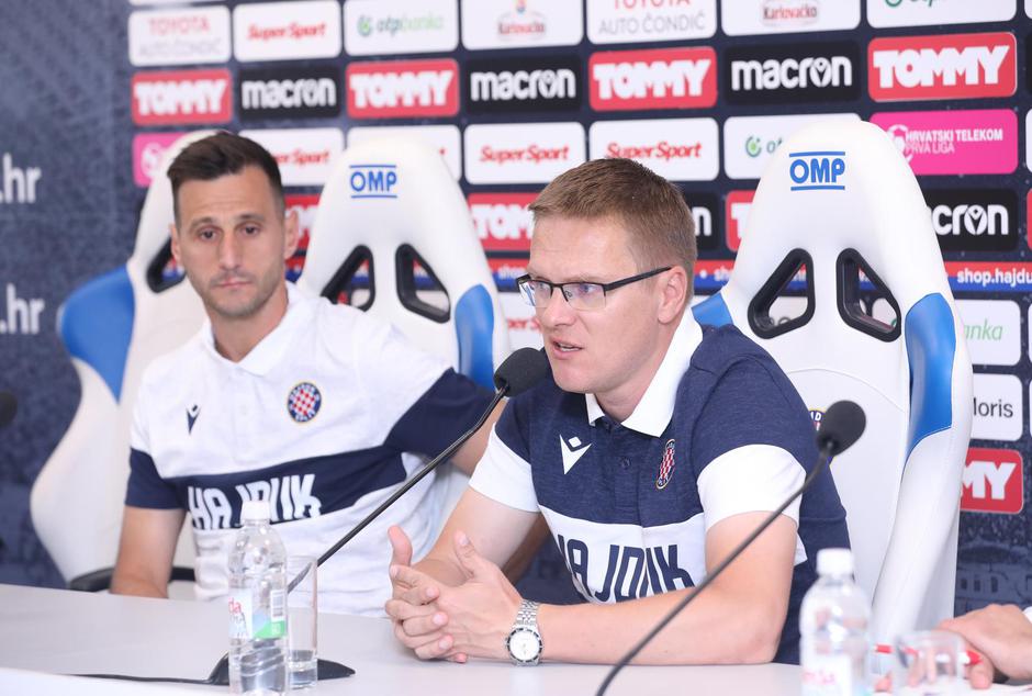 Split: HNK Hajduk održao je konferenciju za novinare uoči utakmice protiv Dinama