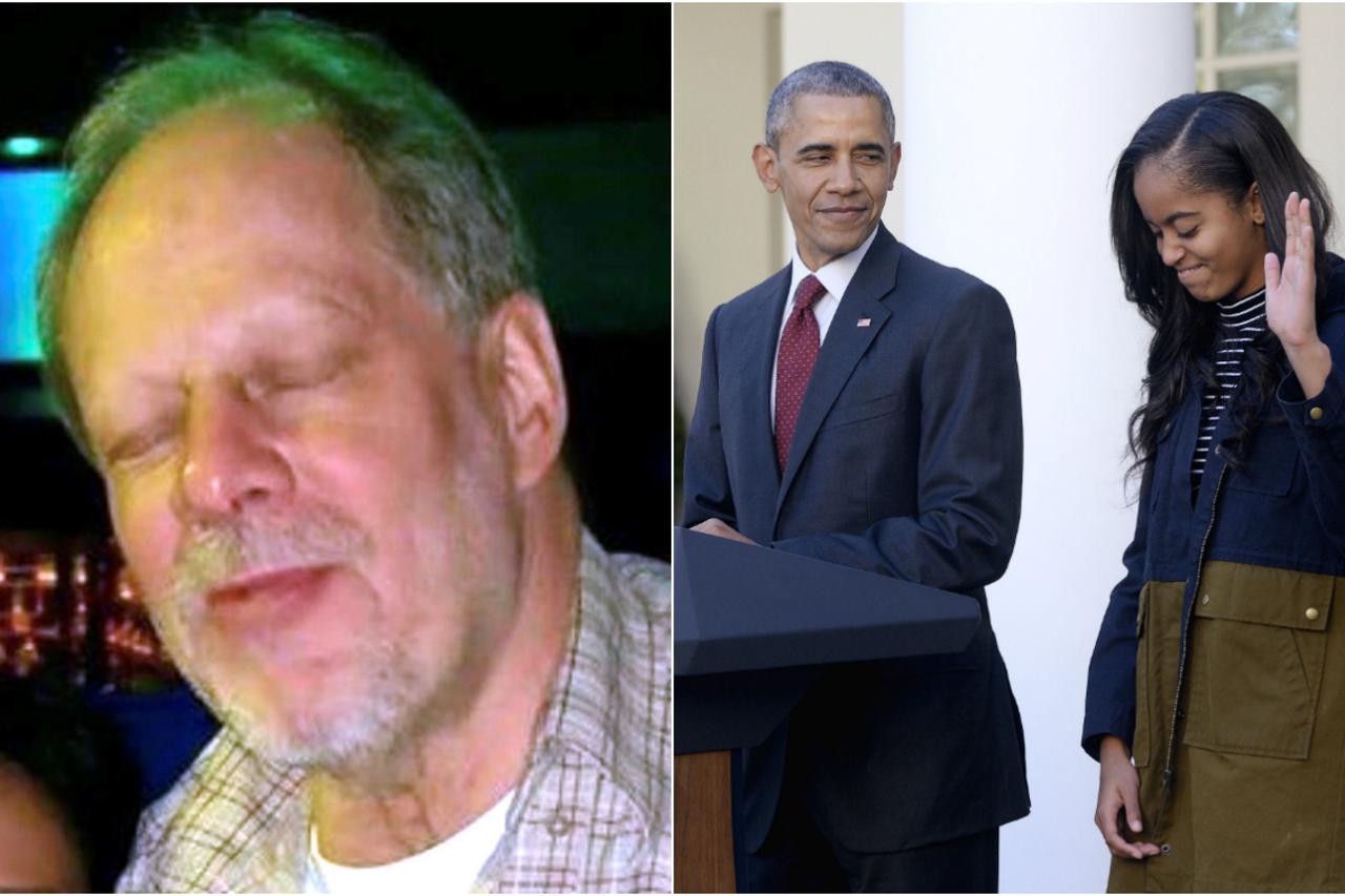 Stephen Paddock, Barack i Malia Obama