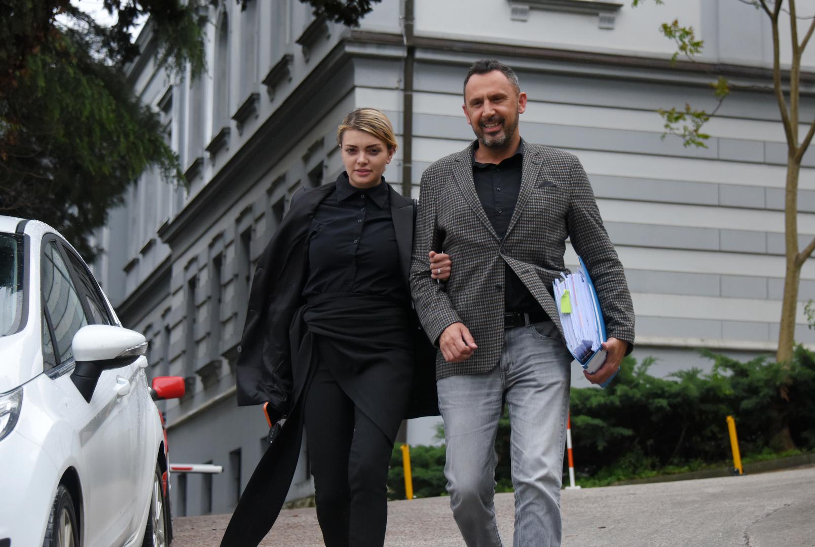 23.04.2024., Pula - Ella Dvornika odlazi sa Opcinskog suda nakon brakorazvodne parnice. Photo: Sasa Miljevic/PIXSELL