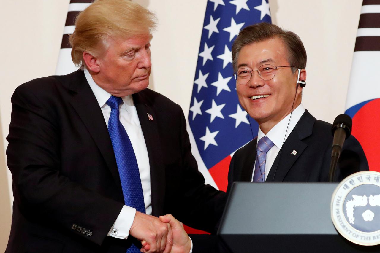 Donald Trump i Moon Jae-in