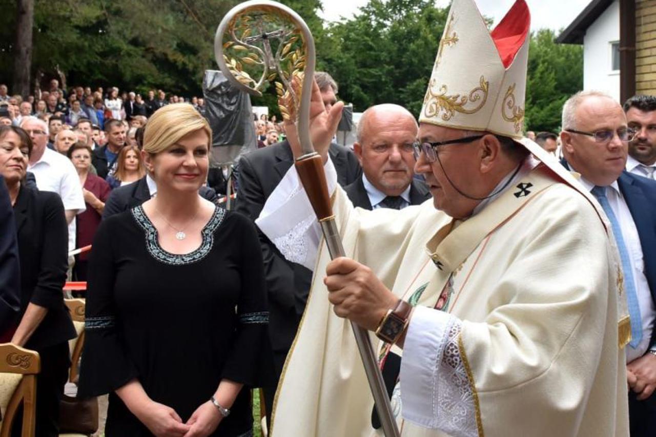 Kolinda Grabar Kitarović, Vinko Puljić