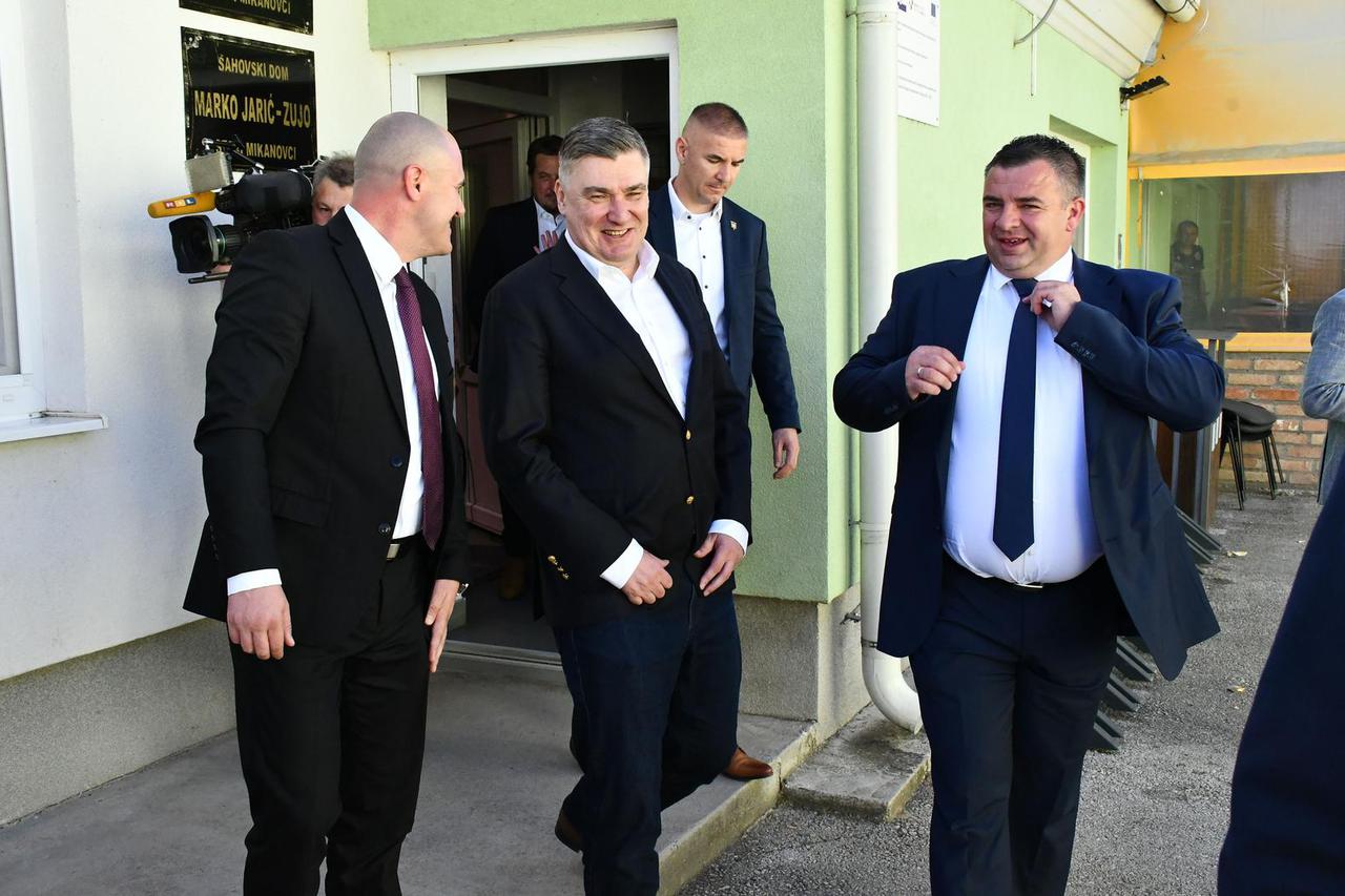 Predsjednik RH Zoran Milanović na obilježavanju Dana Općine Stari Mikanovci