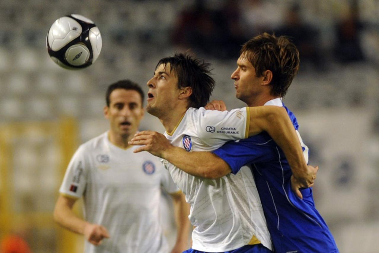 '16.10.2010., stadion Poljud, Split - Utakmica 11. kola 1. HNL izmedju Hajduka Split i Slaven Belupa. Ante Vukusic Photo: Nino Strmotic/PIXSELL'