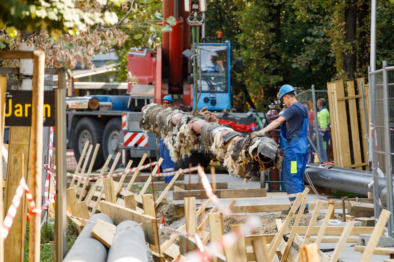 Radovi na obnovi vrelovoda u Ulici Hrvoja Macanovića, Pakoštanskoj ulici te oko tržnice Jarun