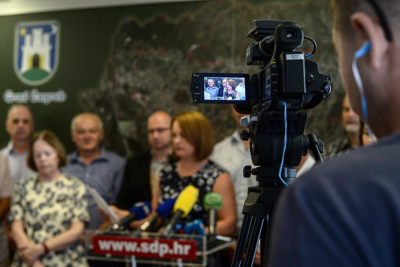 Konferencija za medije SDP-a Zagreb za novo doba - digitalan i transparentan grad