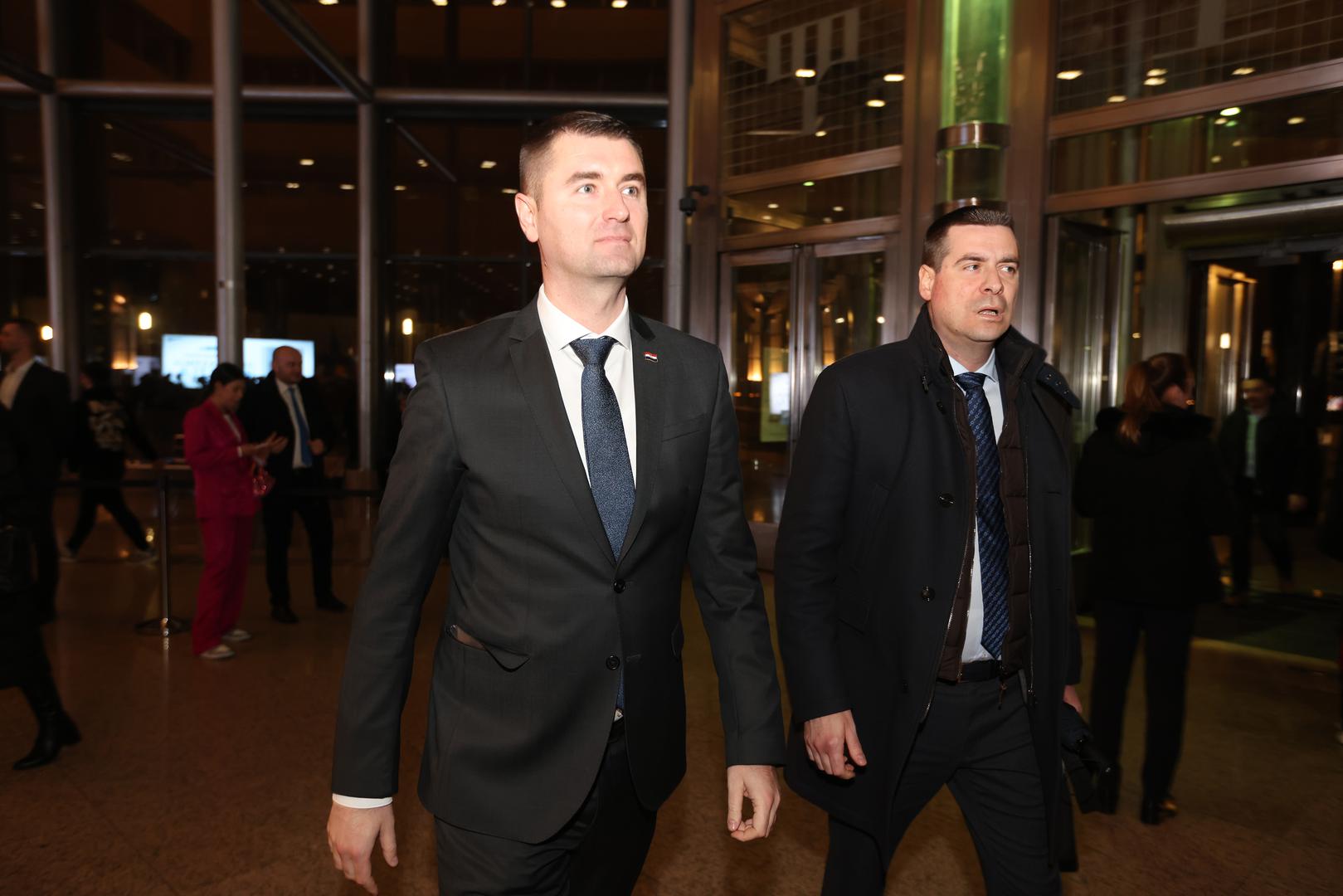 16.01.2023., Zagreb - U Nacionalnoj i sveucilisnoj knjiznici odrzana je promocija 2. dopunjenog izdanja knjige "Diplomatska oluja" Mate Granica. Davor Filipovic, ministar gospodarstva i odrzivog razvoja Photo: Boris Scitar/Vecernji list/PIXSELL