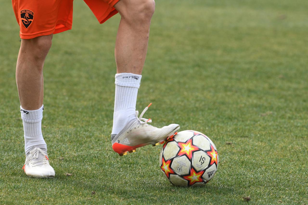 Trening nogometaša Šibenika uoči susreta s Dinamom