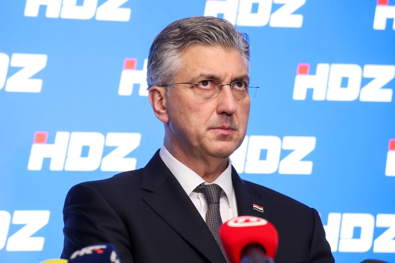 Zagreb: Andrej Plenković dao je izjavu nakon sjednice HDZ-a 