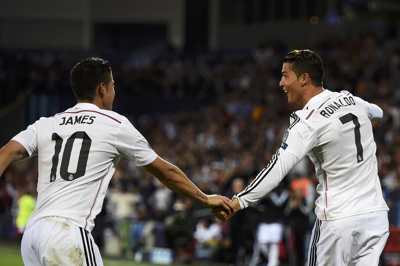 James Rodriguez i Cristiano Ronaldo