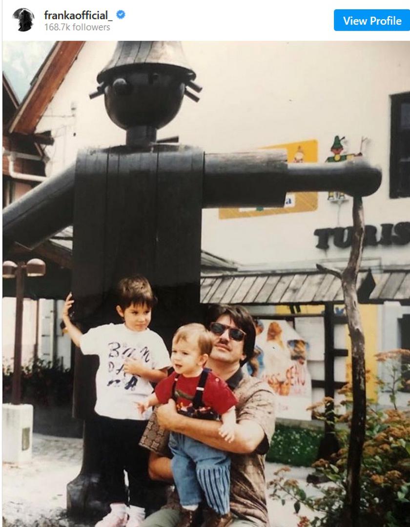 Franka s ocem i bratom