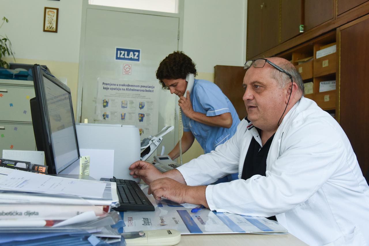 Prvi dan novog načina rada liječnika obiteljske medicine dr. Ivice Cvetkovića