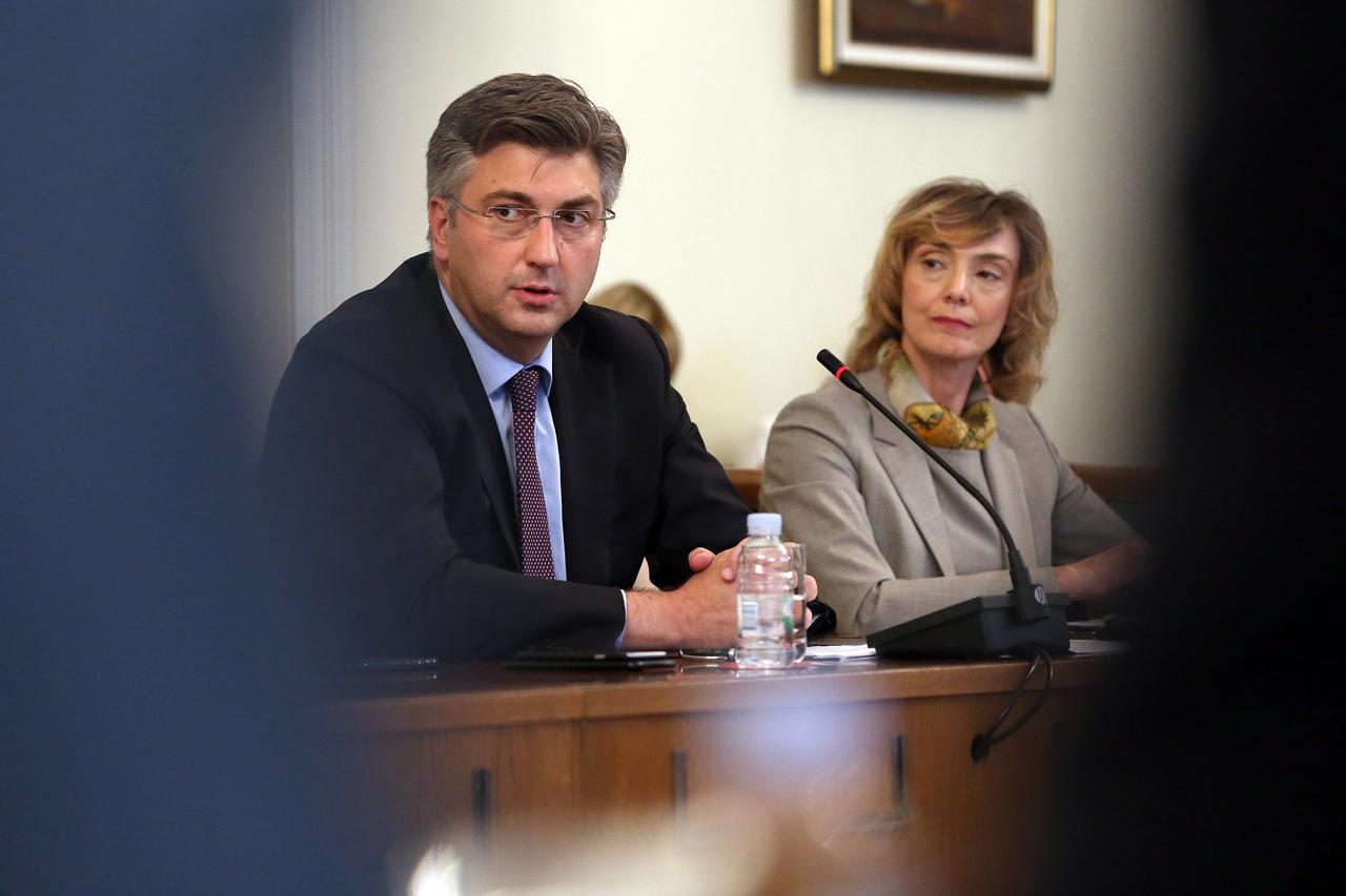 Andrej Plenković i Marija Pejčinović Burić