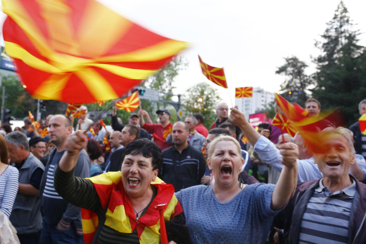 Makedonija prosvjedi