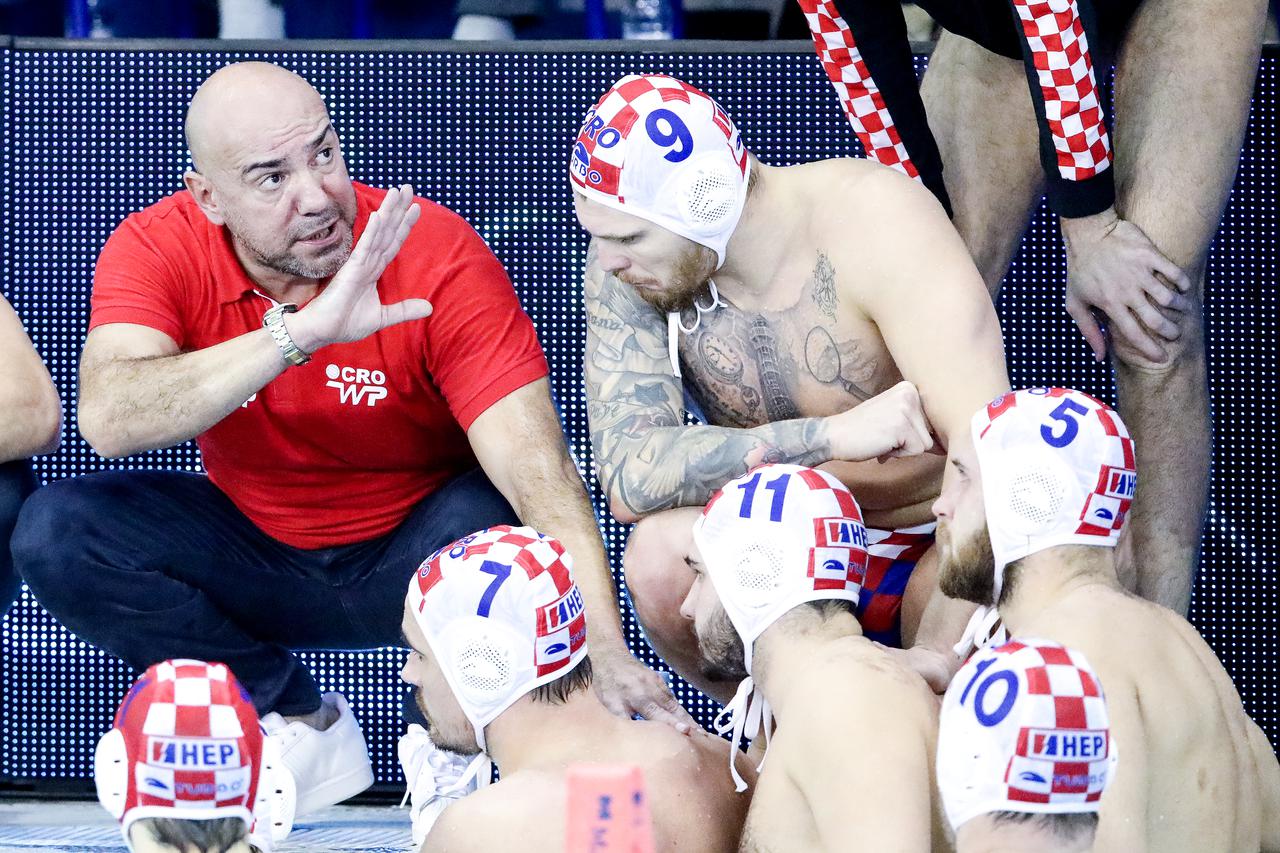 Dubrovnik: Susret Hrvatske i Francuske na Europskom prvenstvu u vaterpolu