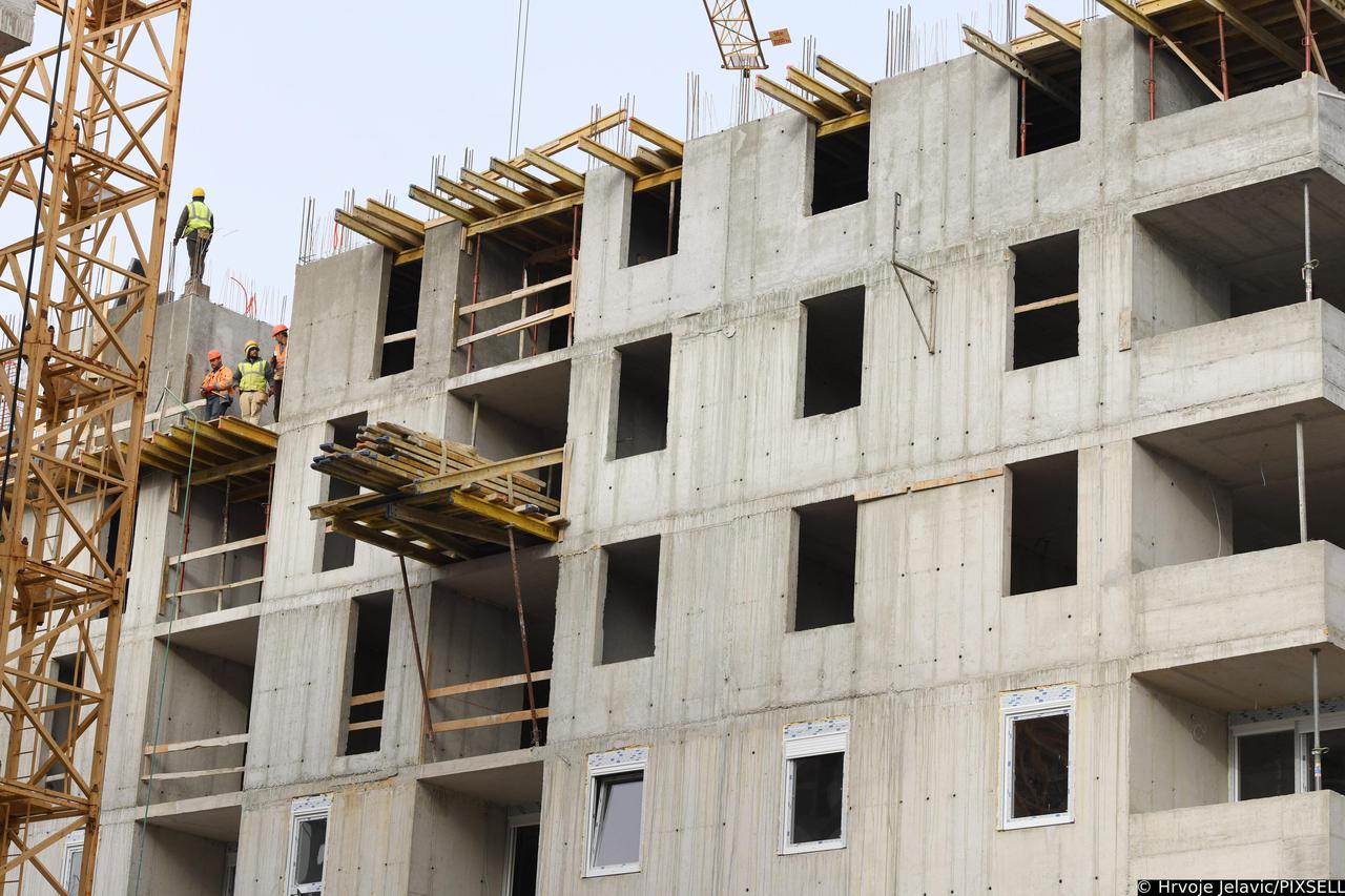 Šibenik: Radovi na izgradnji POS-ovih stanova u naselju Bioci