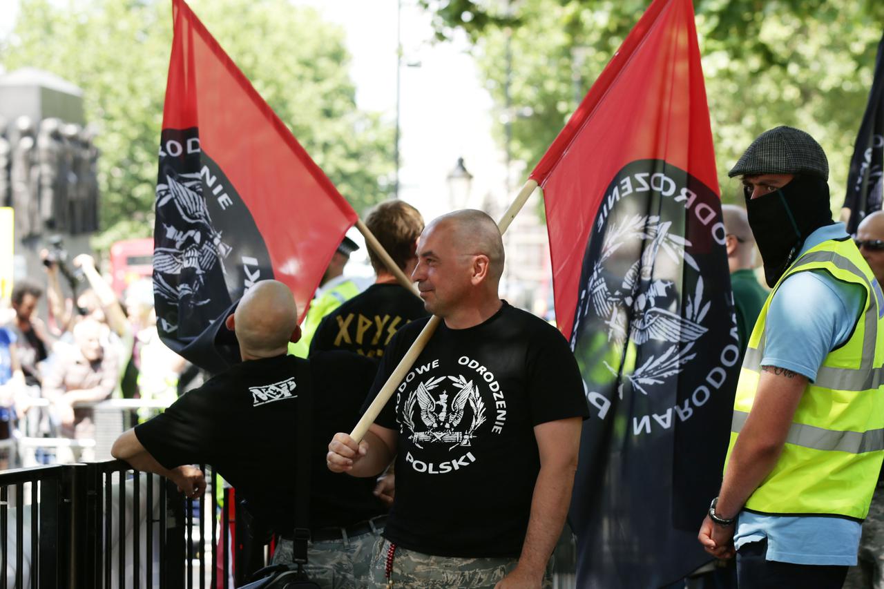 Neonacistički prosvjed u Londonu
